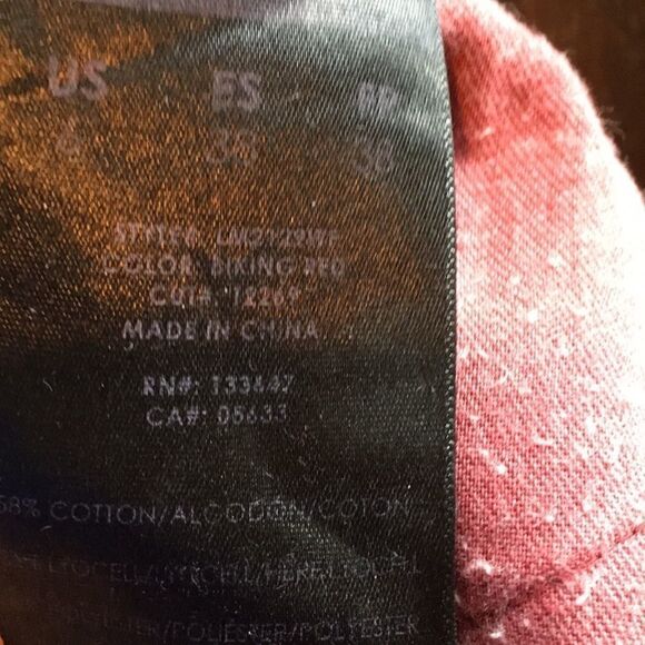 Liverpool Burgundy hugger colored denim skinny stretch comfy jeans biking red 6 - Picture 7 of 9